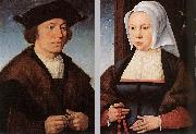 CLEVE, Joos van Portrait of a Man and Woman dfg oil painting picture wholesale